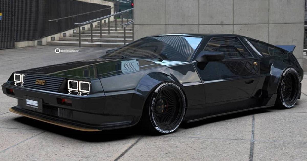 DMC DeLorean Rendering