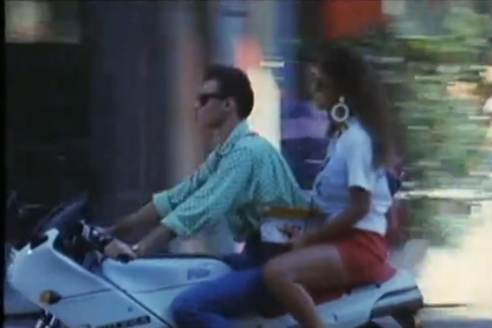 Gilera KZ 125 film Italian Fast Food paninari