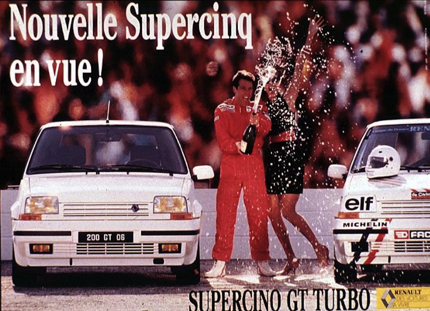renault 5 gt turbo pubblicita