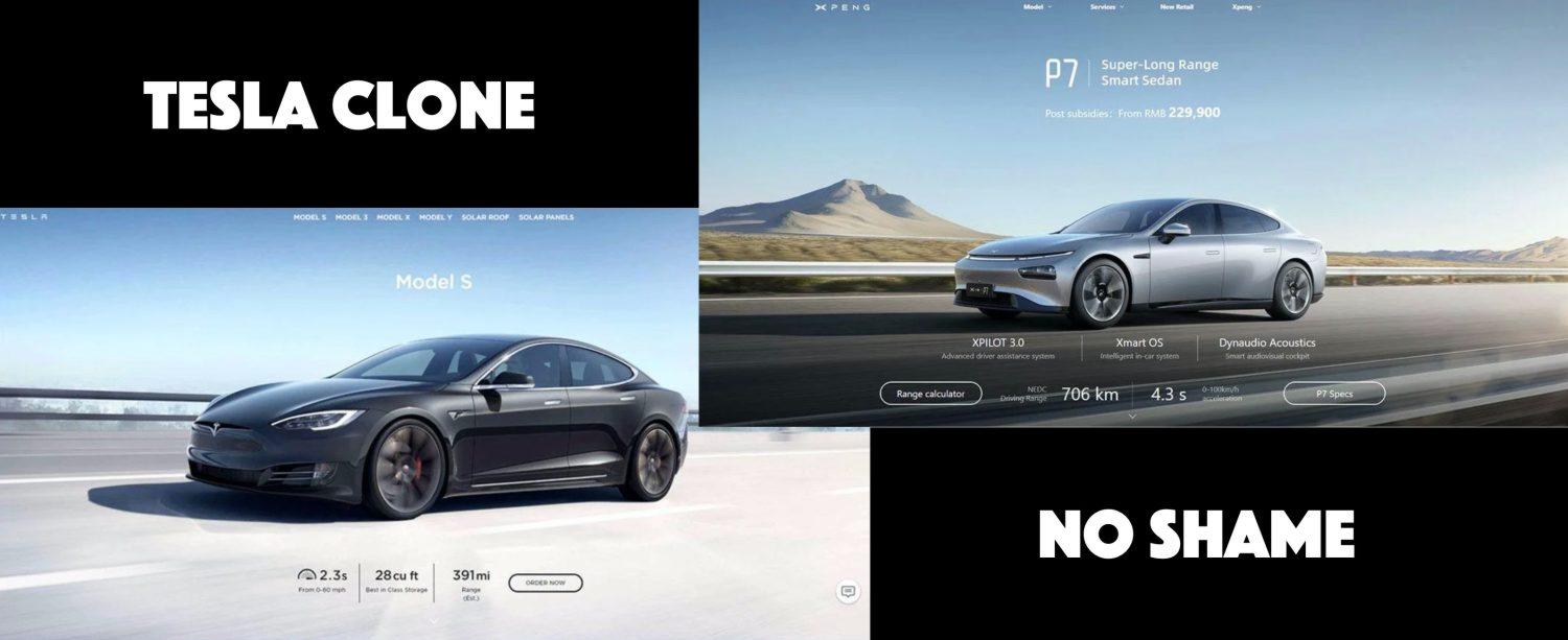 xpeng tesla