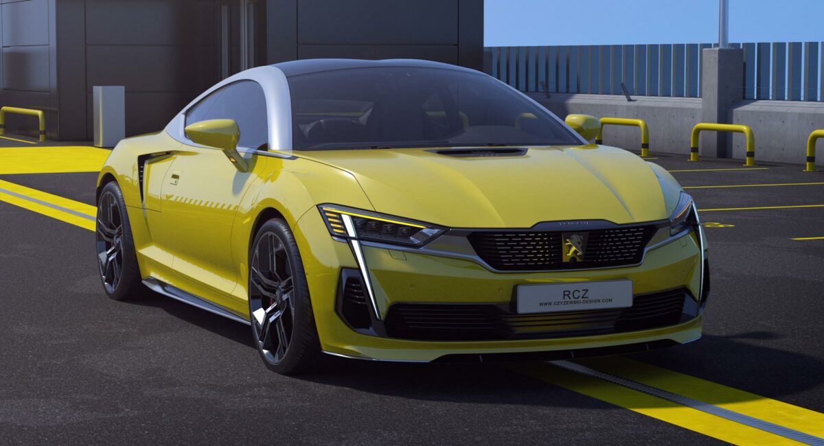 Peugeot RCZ Rendering