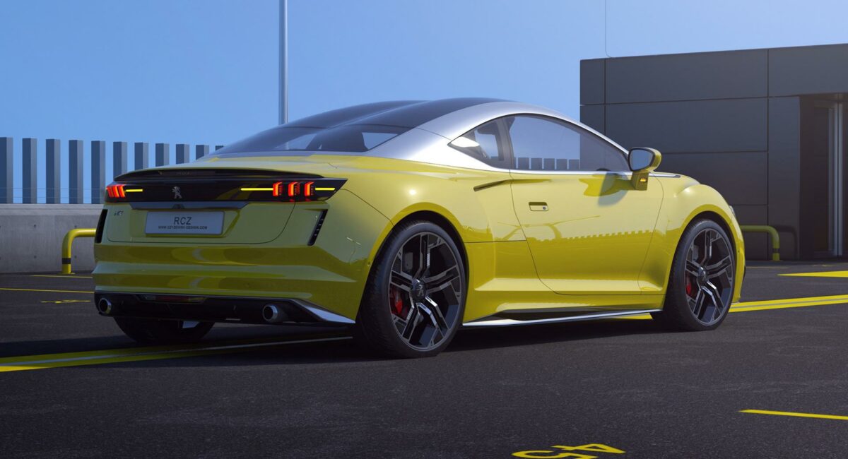 Peugeot RCZ Rendering
