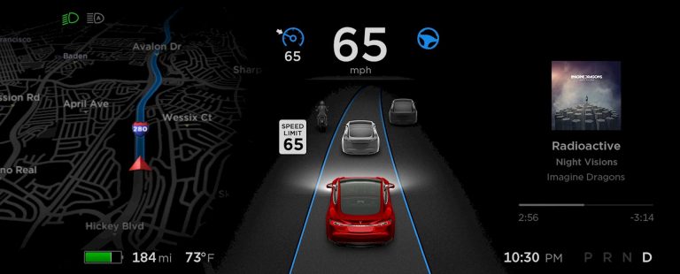Nuovo software Tesla