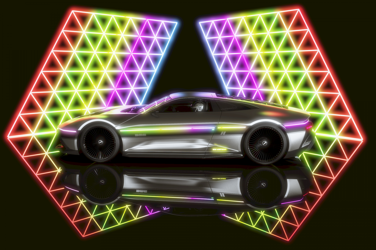 DMC DeLorean Renderin