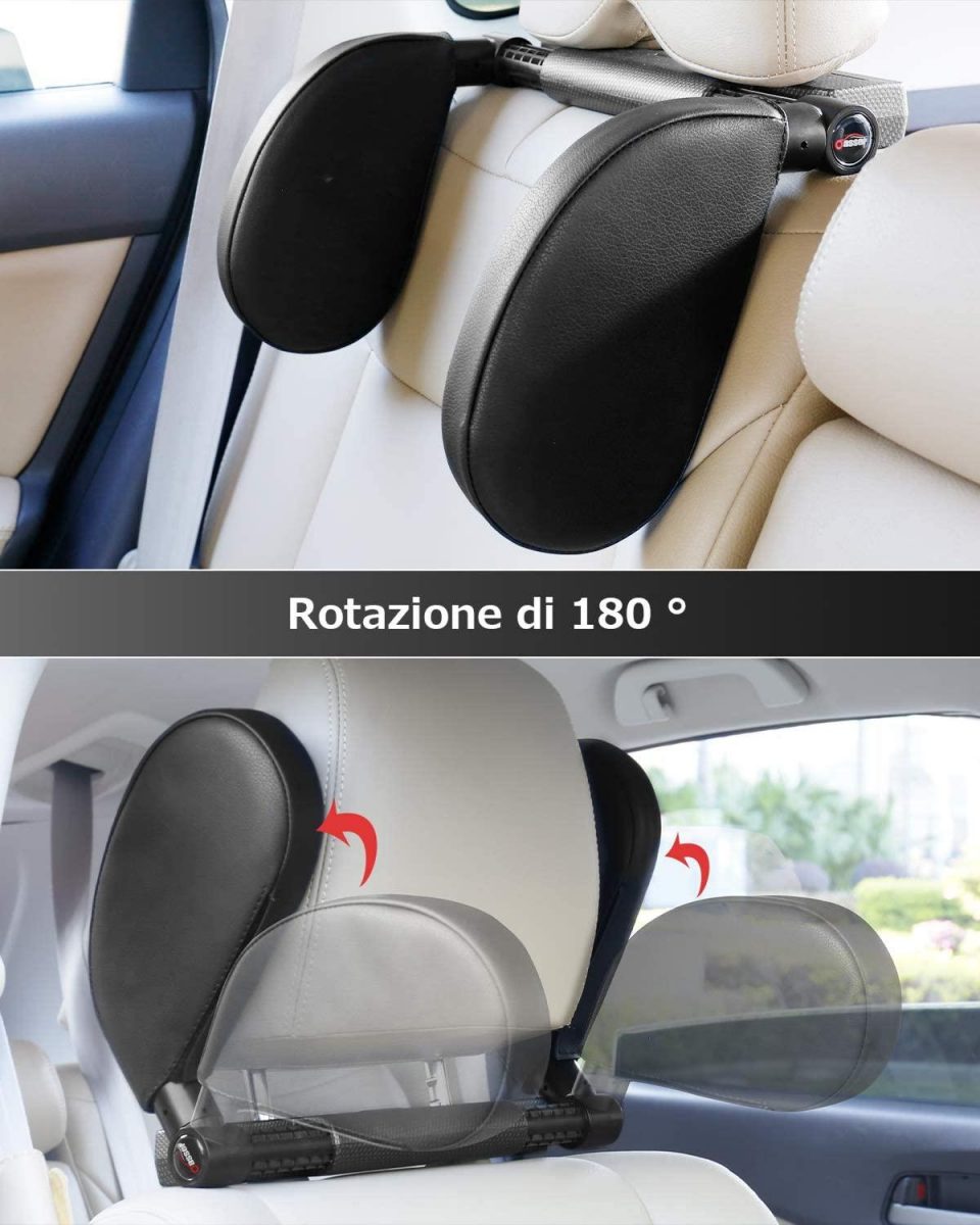 poggiatesta Oasser per auto rimovibile