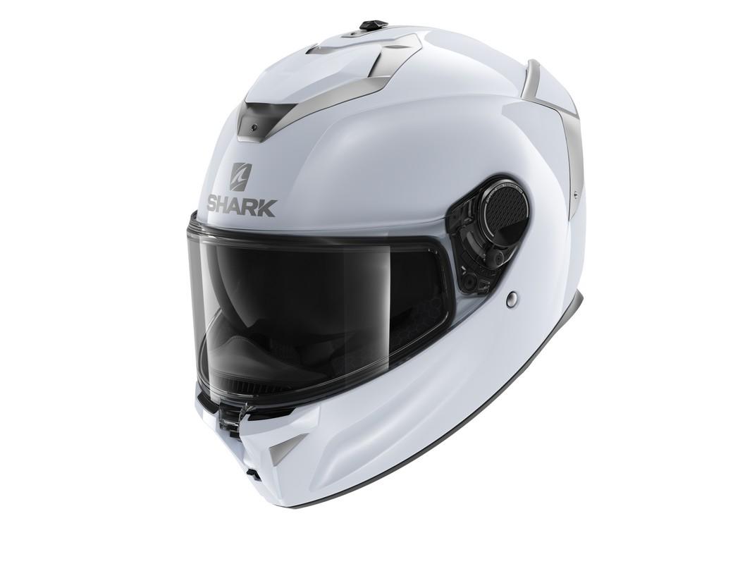 Shark Helmets White Silver Glossy