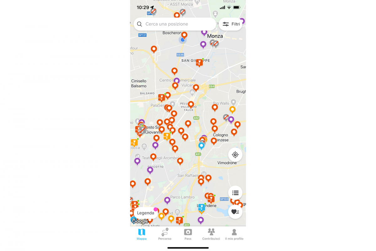 Chaerge Map