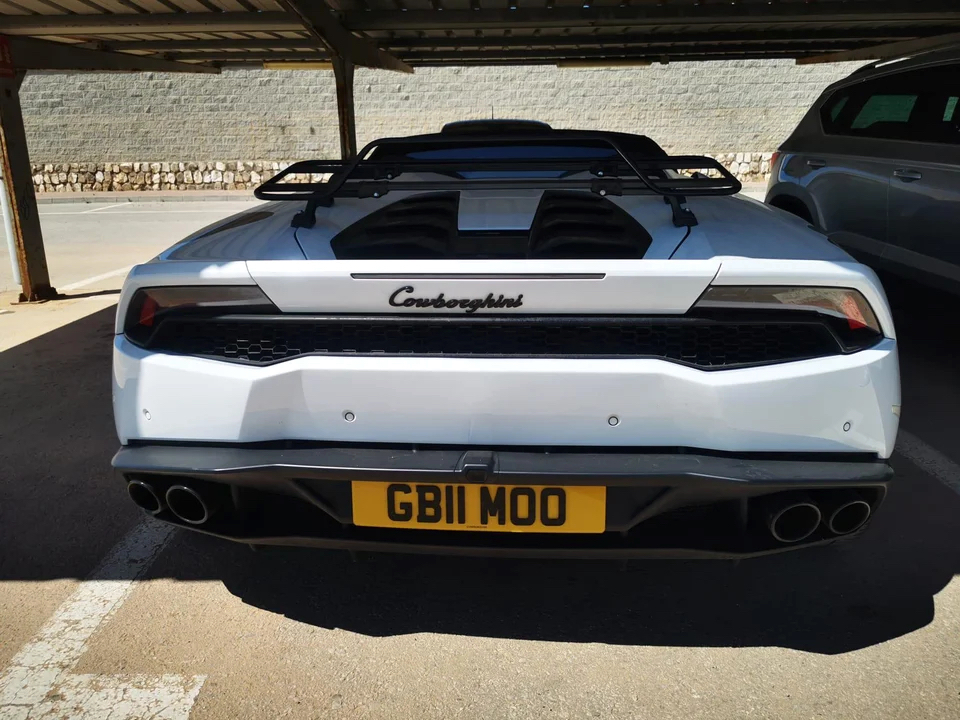cowborghini retro