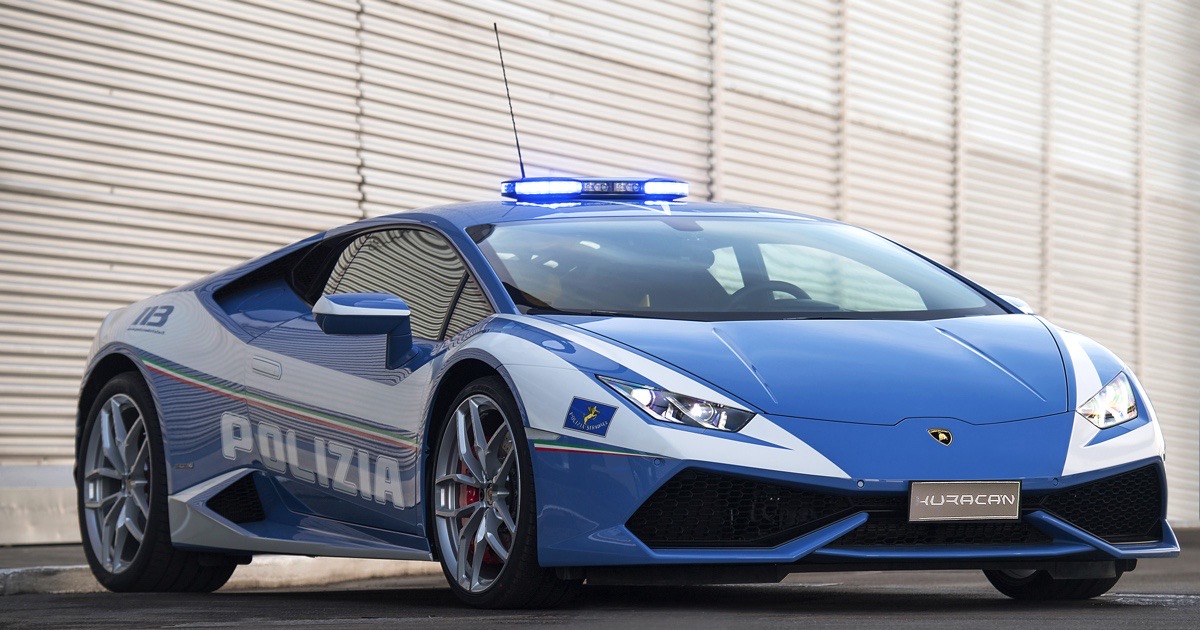 lamborghini huracan polizia
