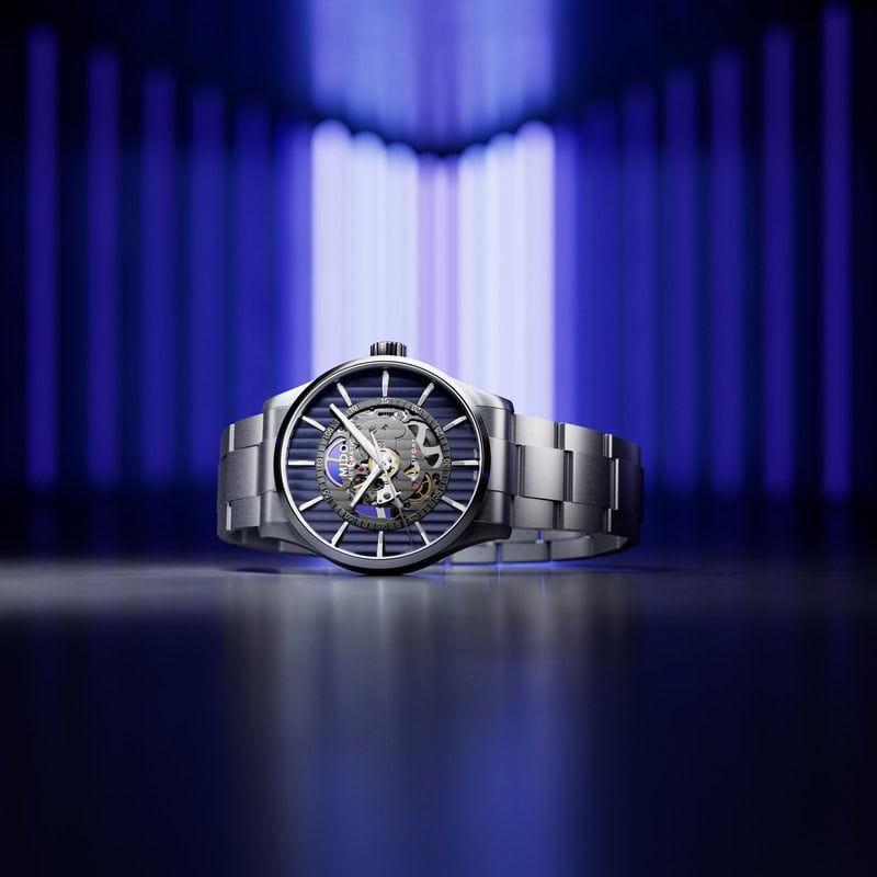 Mido Multifort Skeleton Vertigo Blu