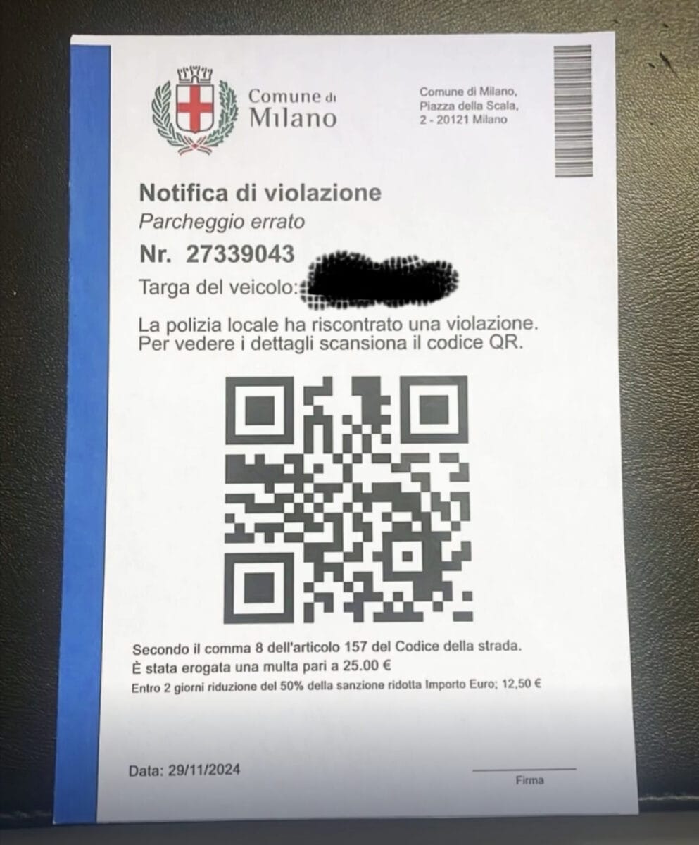 Truffa multa milano