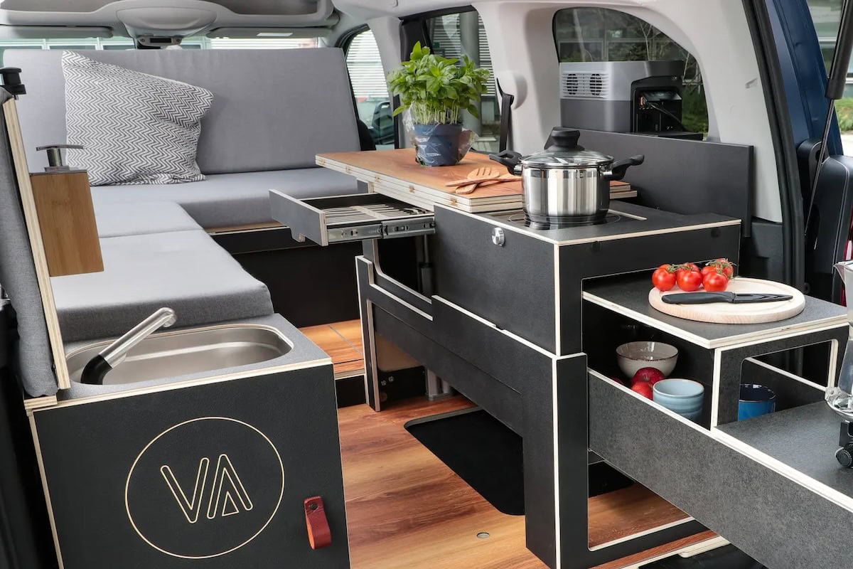 citroen 2cv camper interiors
