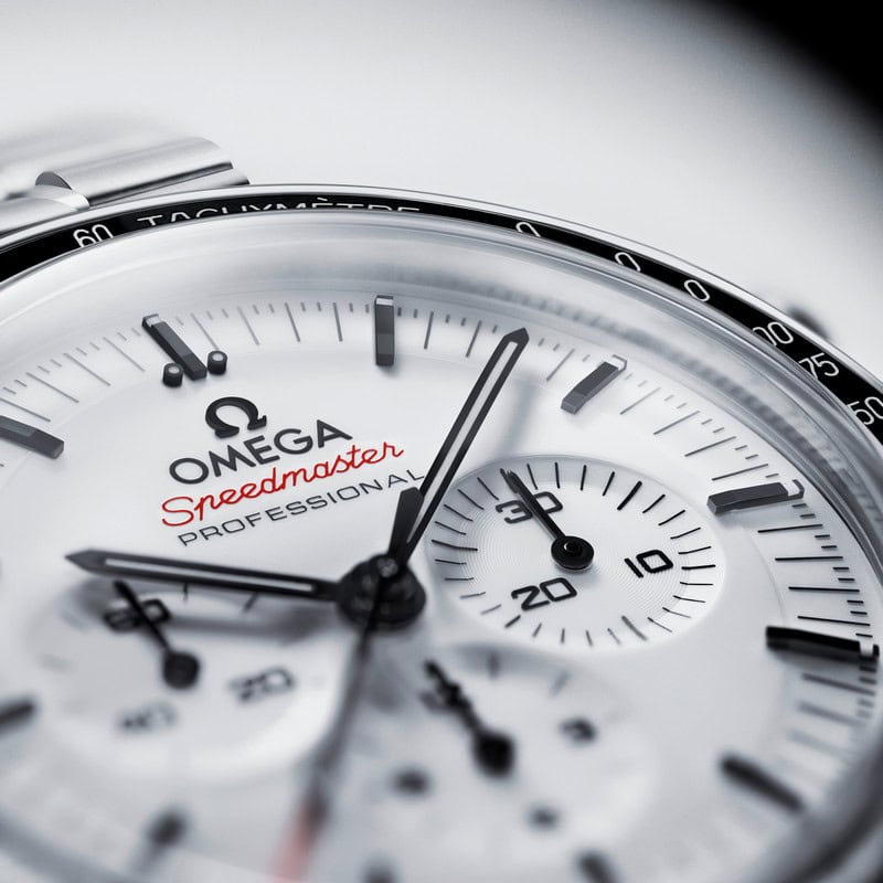 Omega Speedmaster Moonwatch Bianco