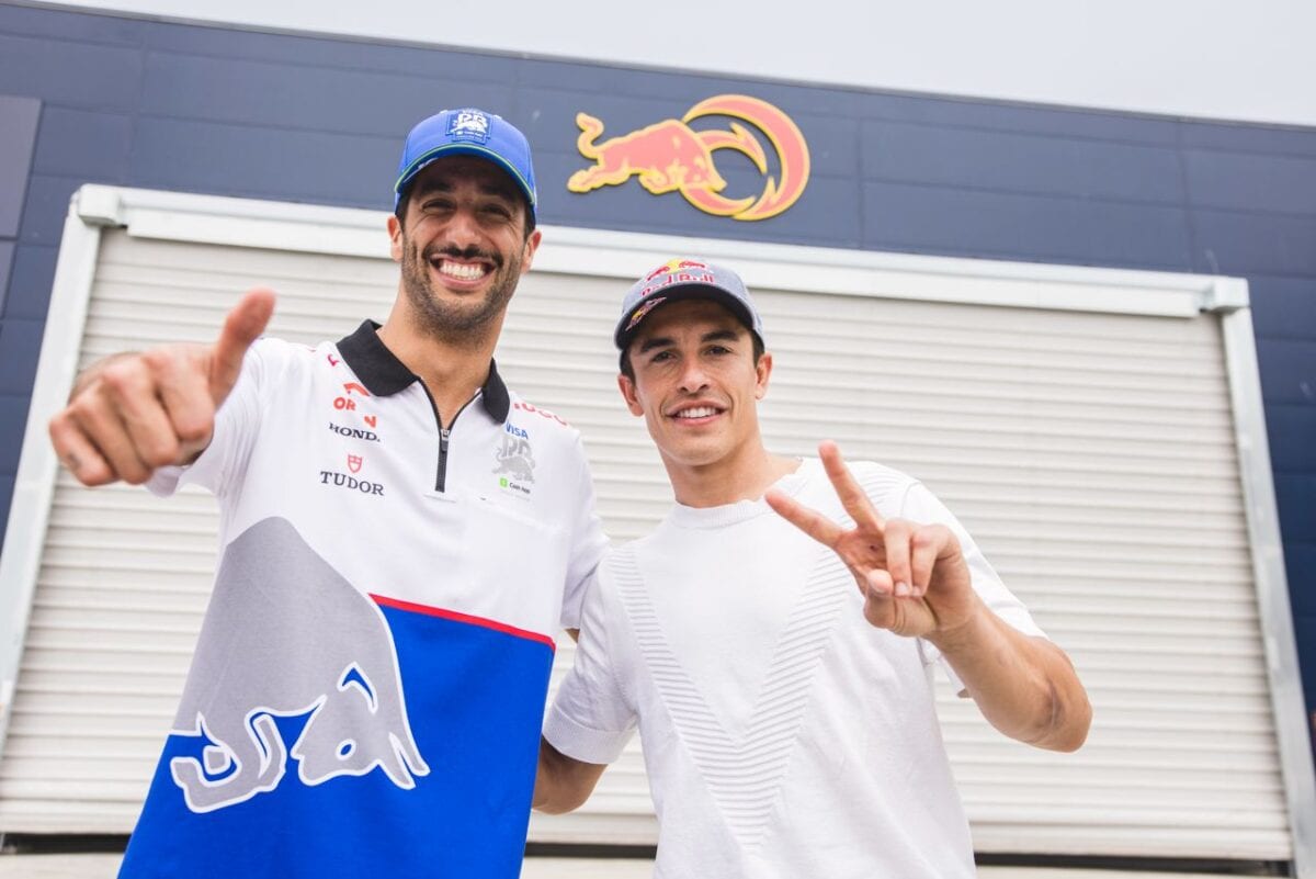Marc Marquez e Daniel Ricciardo skipper per Alinghi Red Bull Racing
