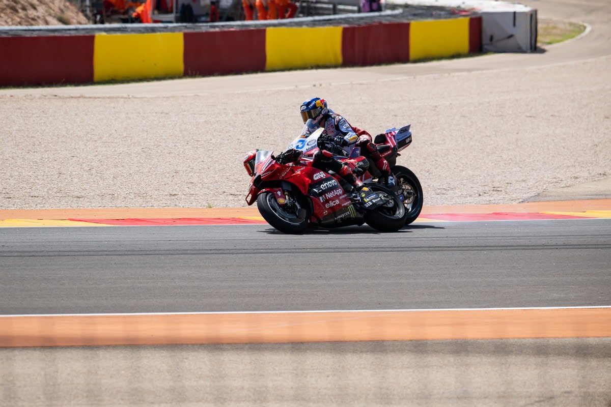 Incidente Bagnaia-Marquez Aragon