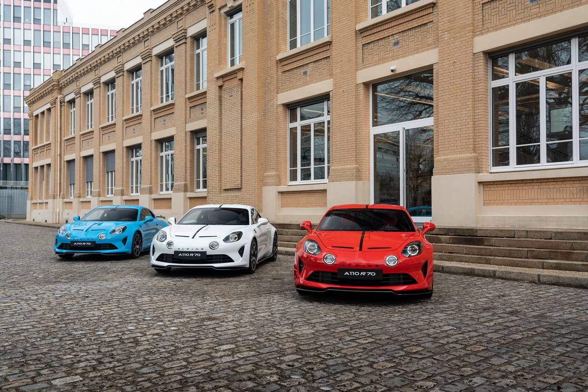 Alpine A110 R 70 e A110 GTS