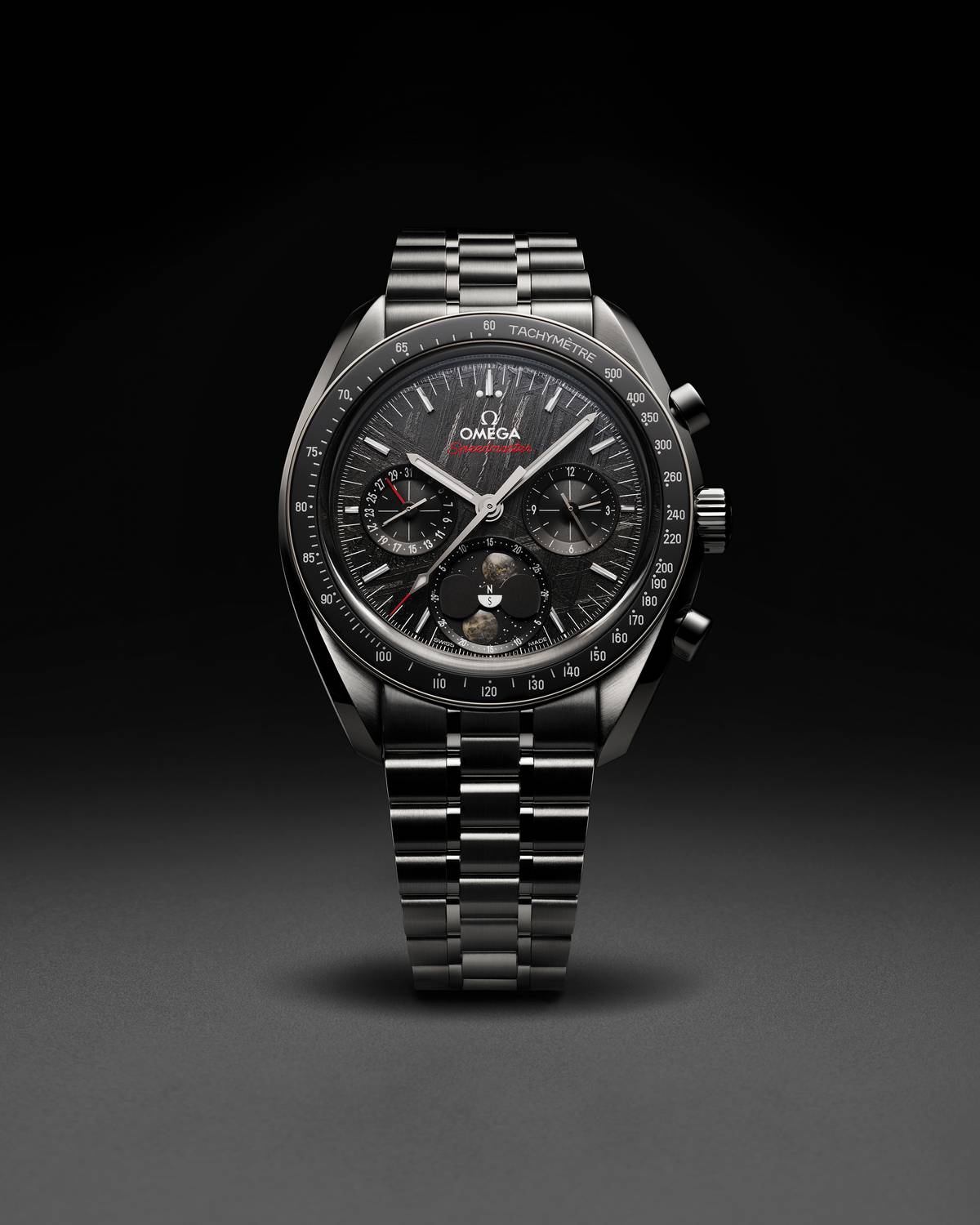 Omega Speedmaster Moonphase Meteorite