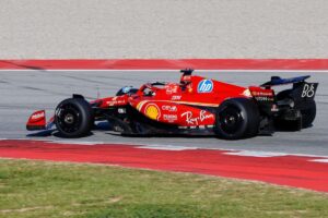ferrari f1 test barcellona