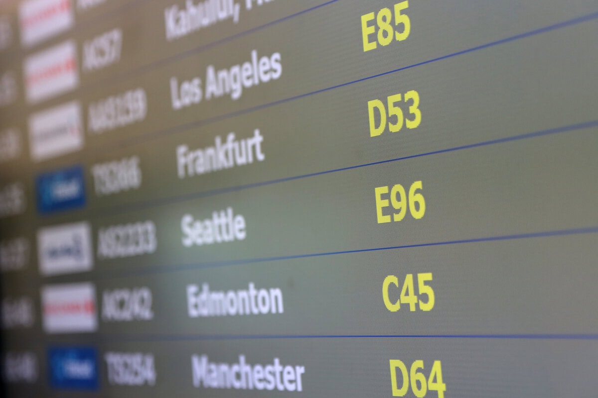 aeroporto monitor
