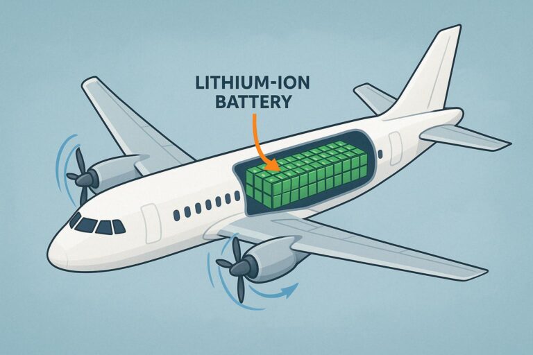 batterie litio aerei