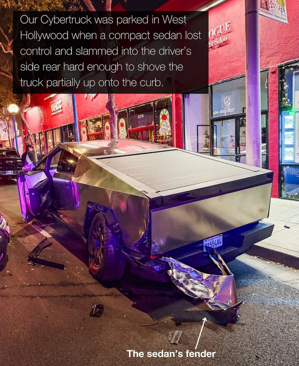 cybertruck incidente