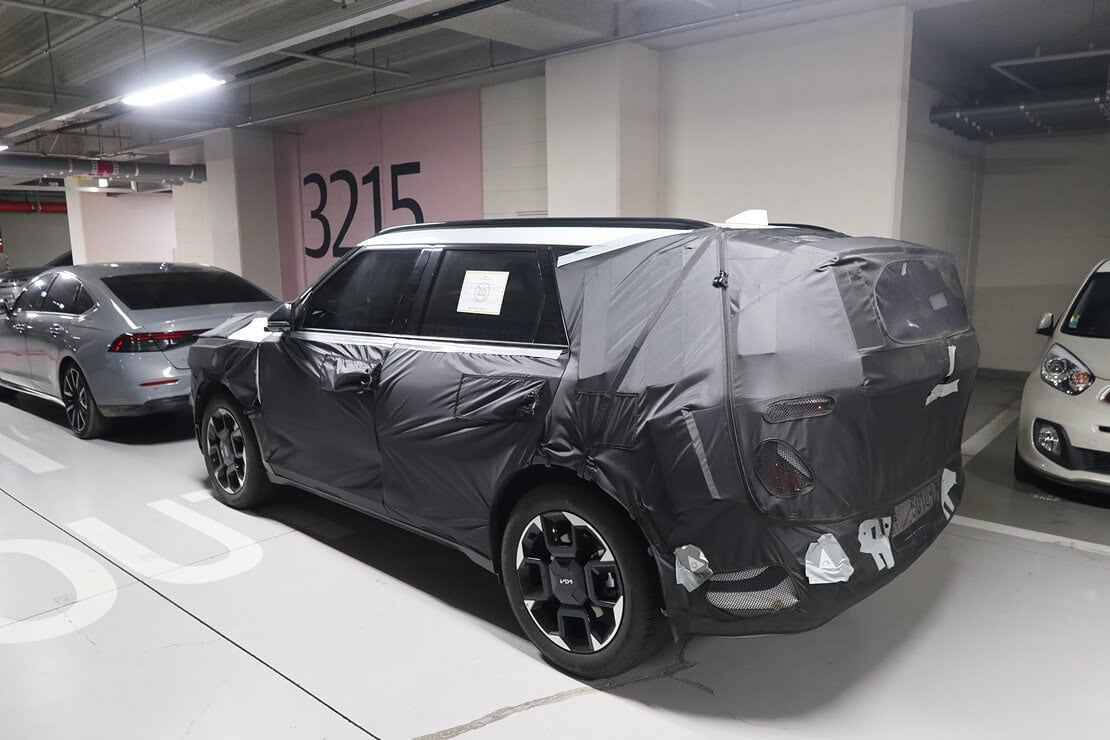 Kia EV5 Korea foto spia