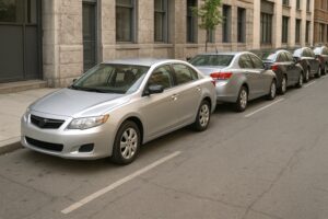 auto parcheggiate