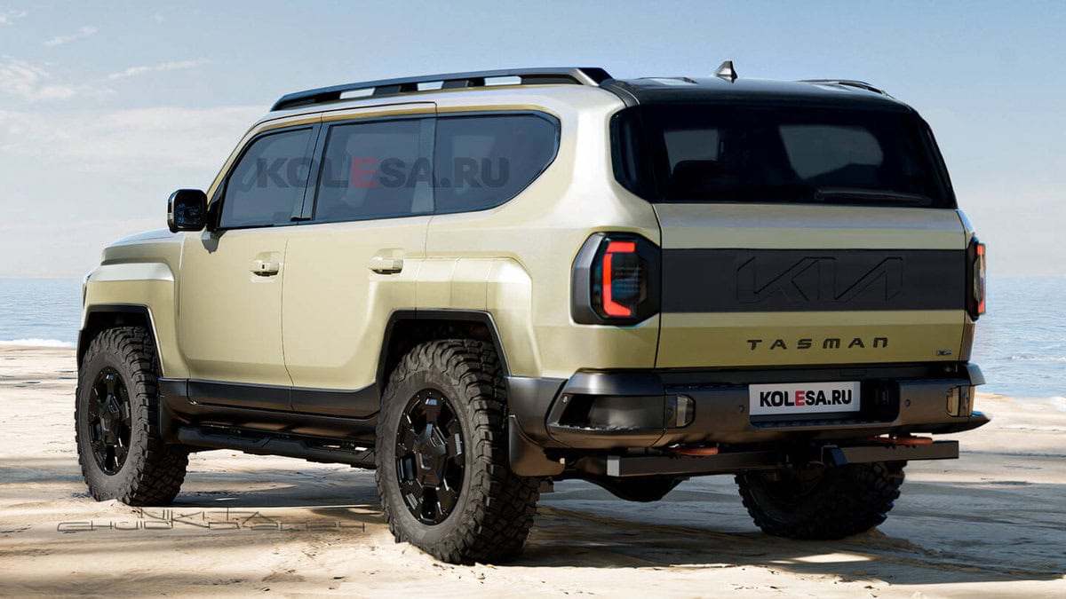 kia tasman back