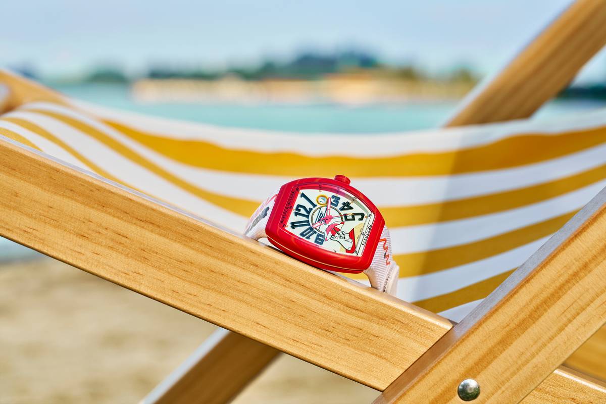 FR2NCK MULLER Vanguard Beach modello Heatwave Red