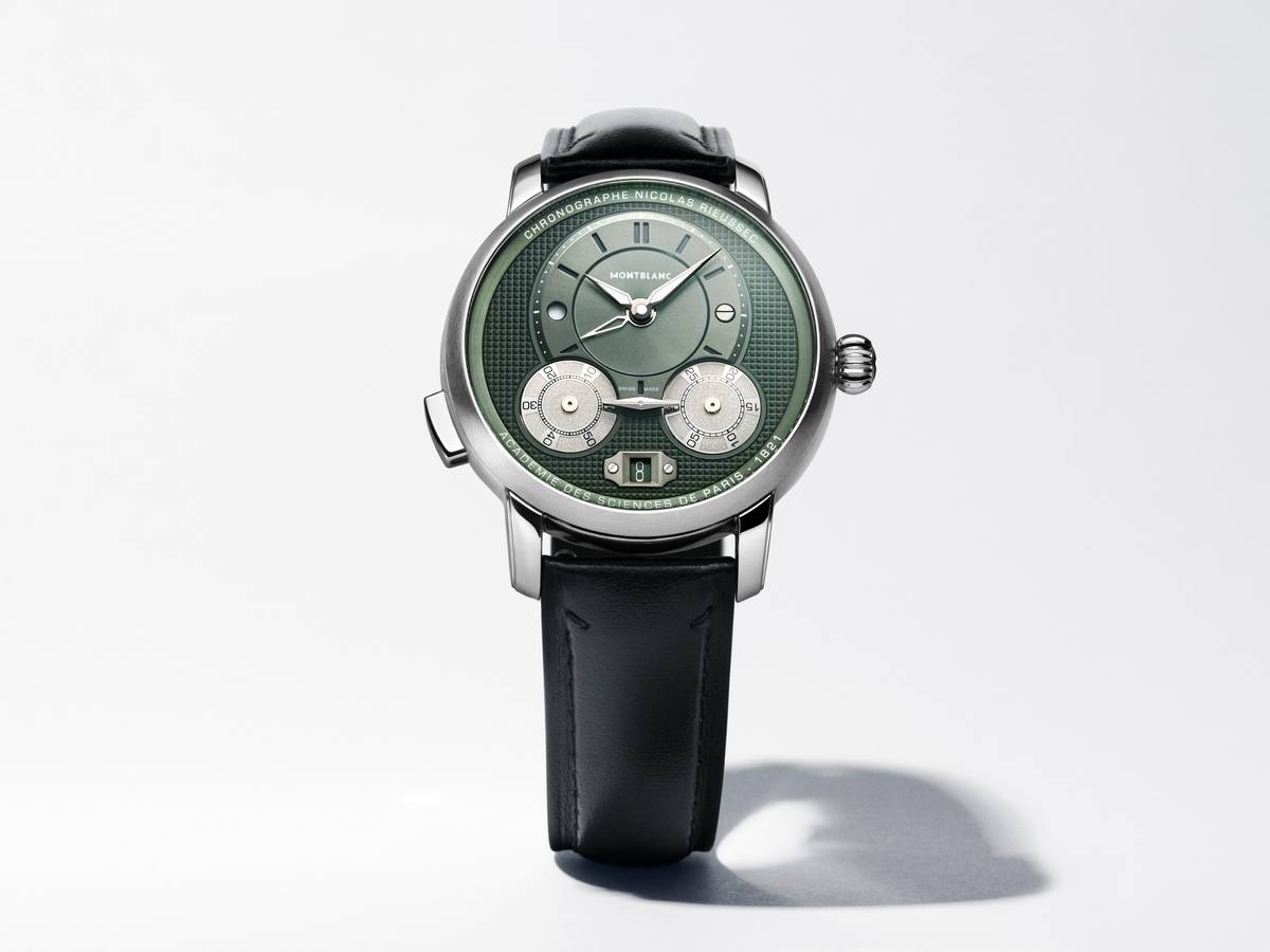 Quadrante verde Montblanc Star Legacy Nicolas Rieussec