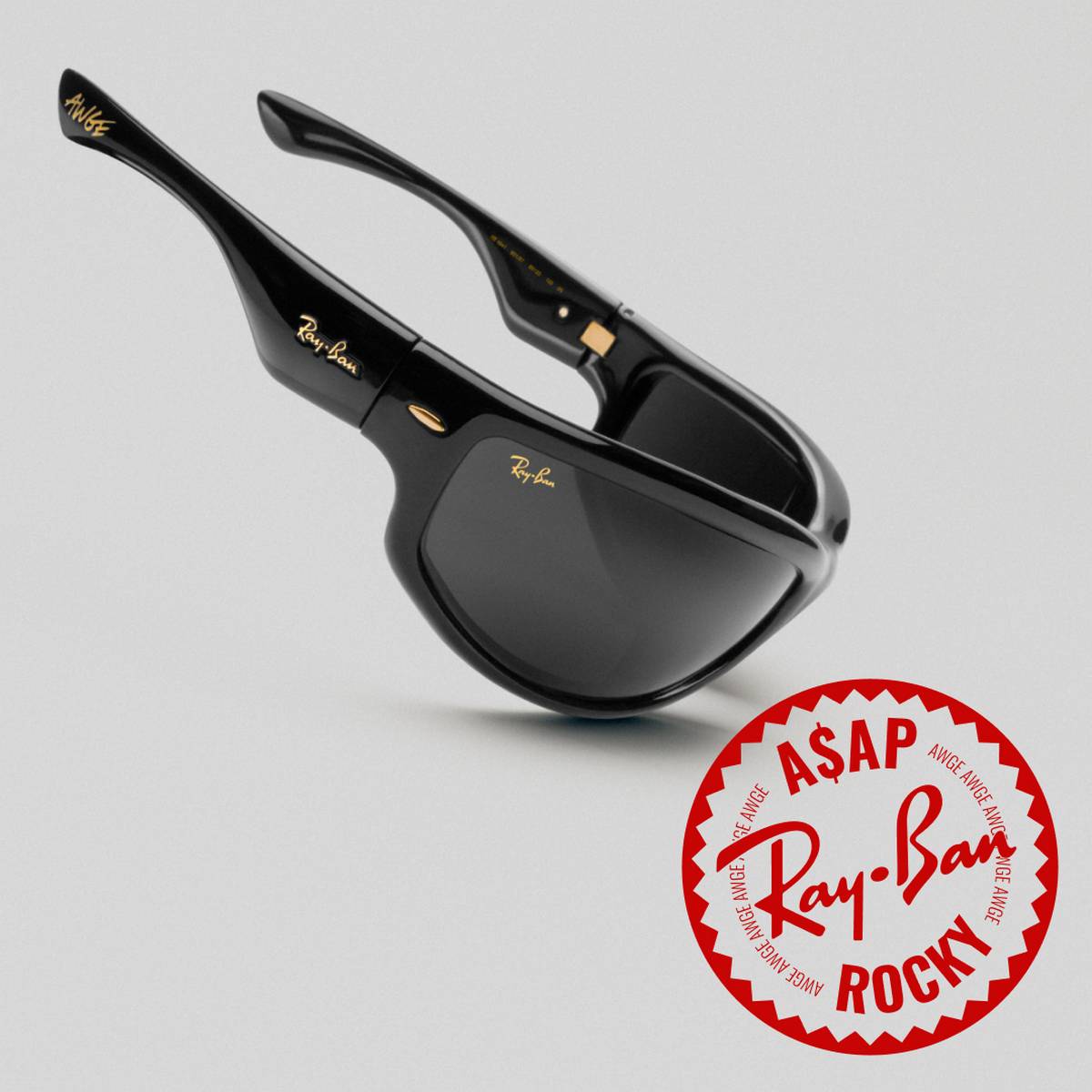 Il modello Ultra Wrap 003 Ray-Ban A$AP Rocky 2025