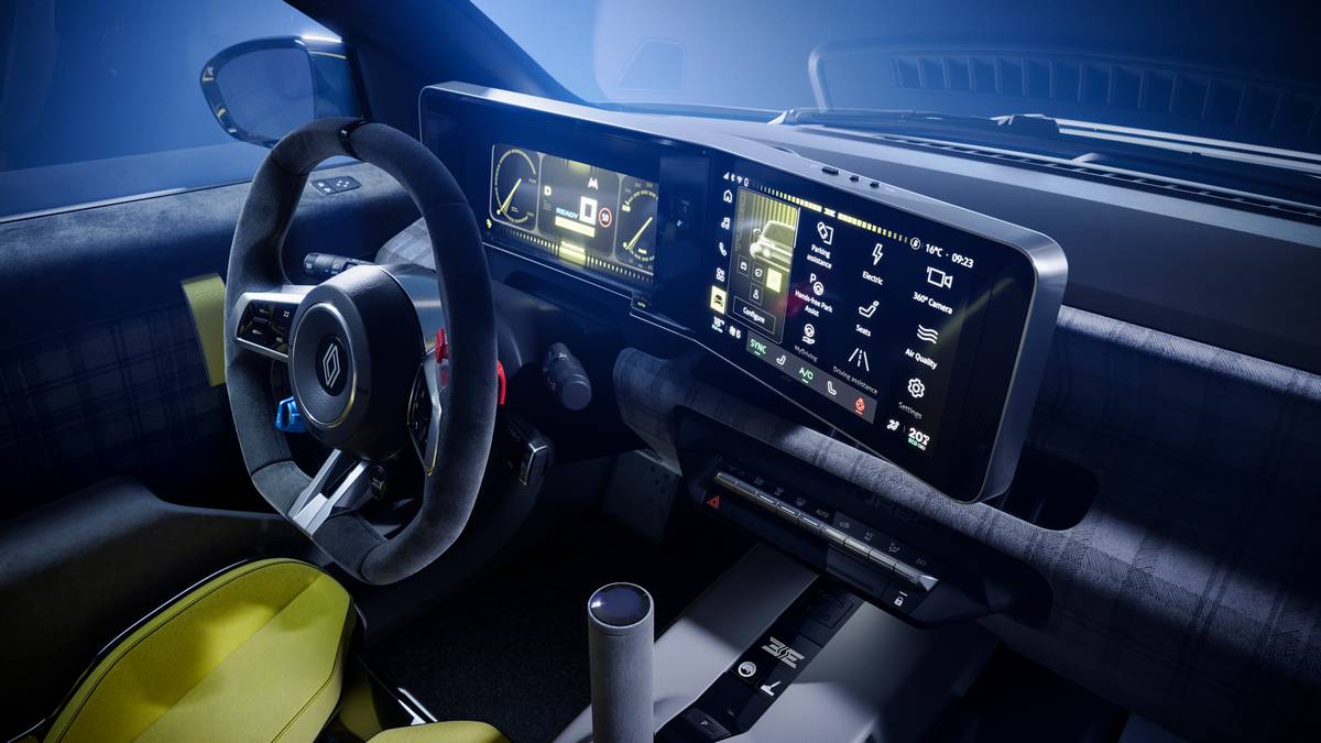 Renault 5 Turbo 3E è ampiamente personalizzabile, non solo a livello di livrea esterna ma anche di finiture interne