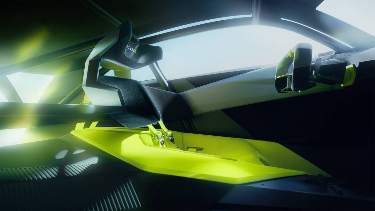 Gli interni della Opel Corsa GSE Vision