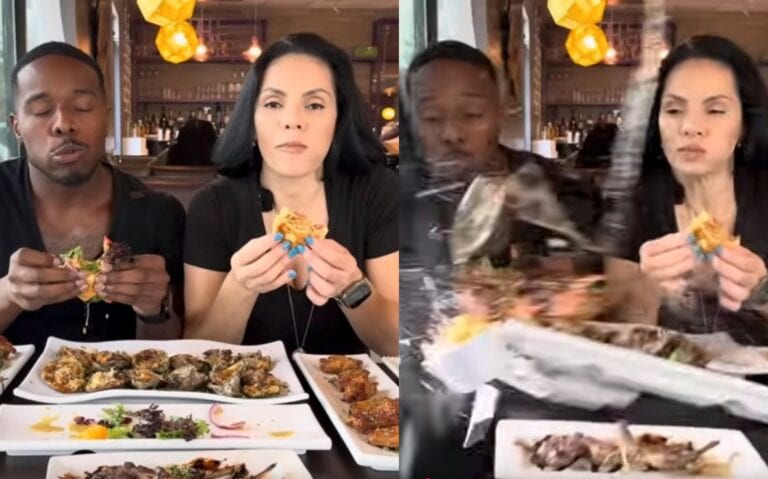 Coppia di food influencers al ristorante, un'auto entra distruggendo la vetrina