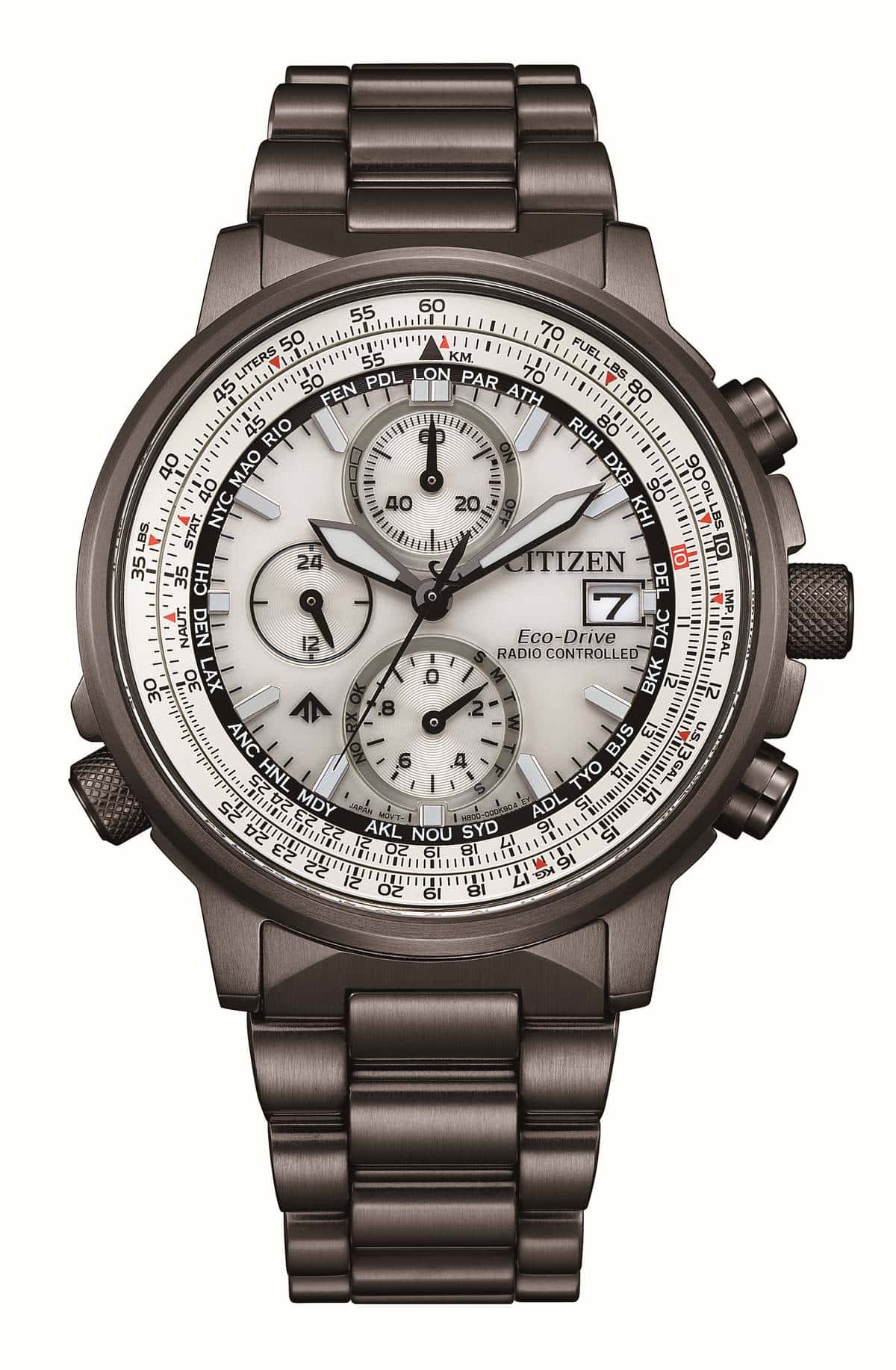 Quadrante bianco avorio Scheda tecnica Citizen Promaster Sky Pilot Radiocontrolled