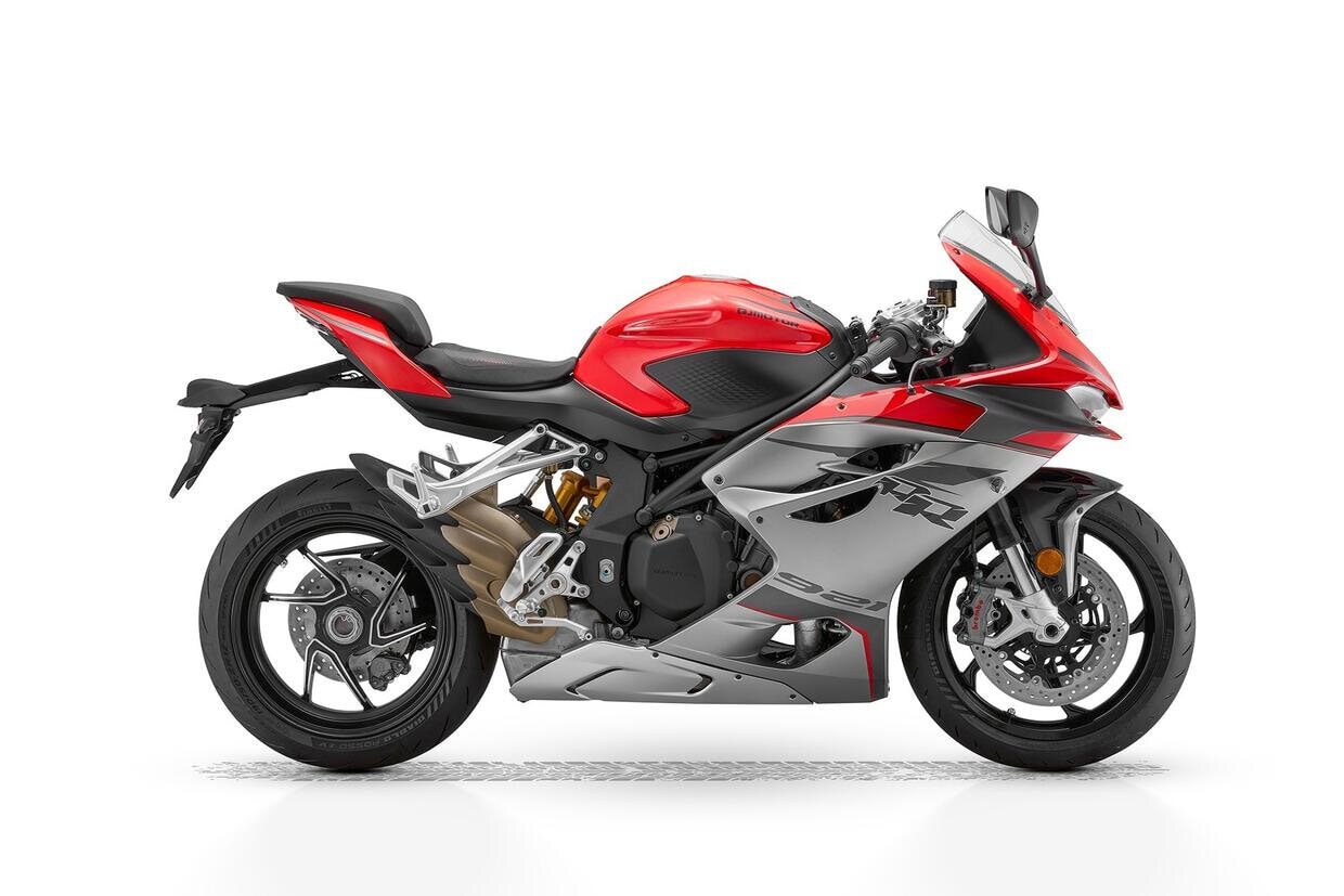 Moto sportiva QJ Motor SRK 921RR, con design aerodinamico e tecnologia avanzata, ideale per appassionati di motori e corse.