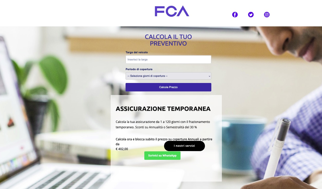 truffa assicurazioni online concessionario
