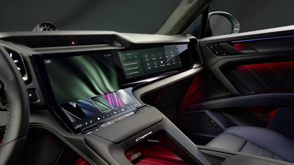 Porsche Cayenne Electric 2025 Flow Display