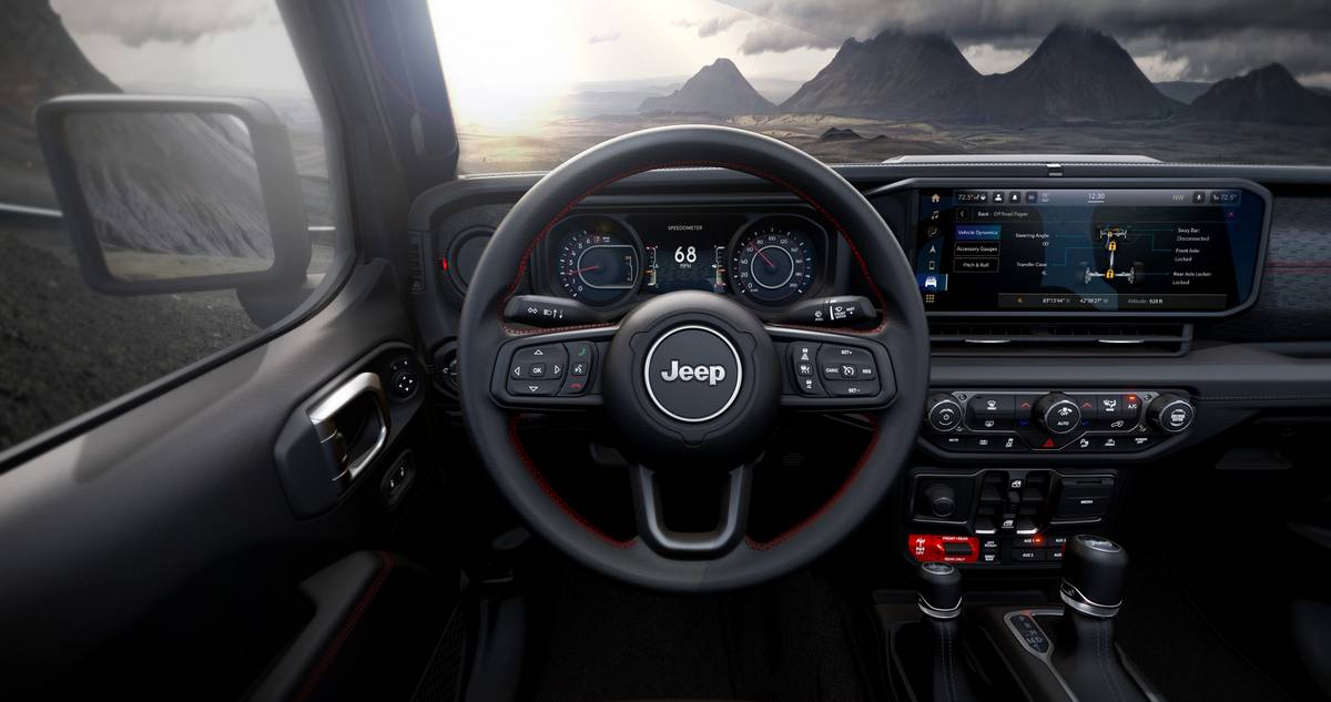 Jeep Wrangler 2026 interni