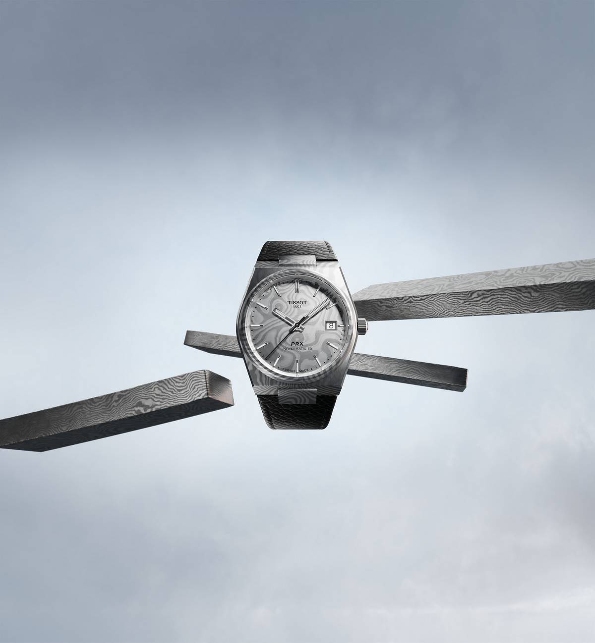 Tissot PRX acciaio damasco orologio 38 mm