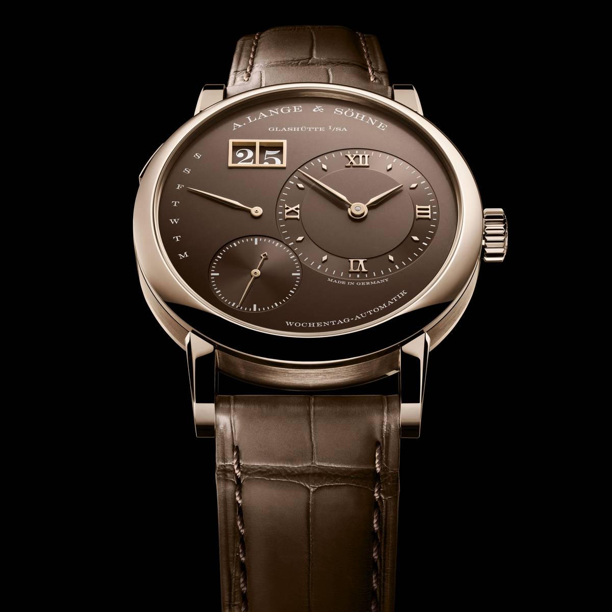 A. Lange & Söhne Lange 1 Daymatic Honeygold quadrante
