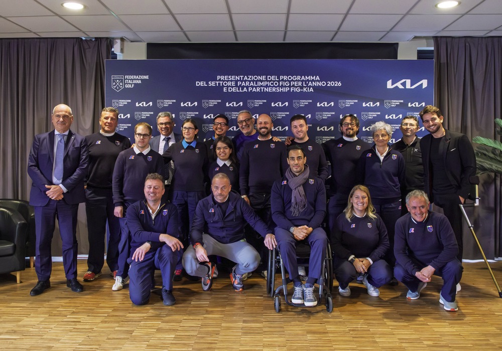 La squadra nazionale paralimpica golf