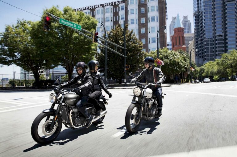 Triumph Demo Tour 2019 Street Twin Street Scrambler