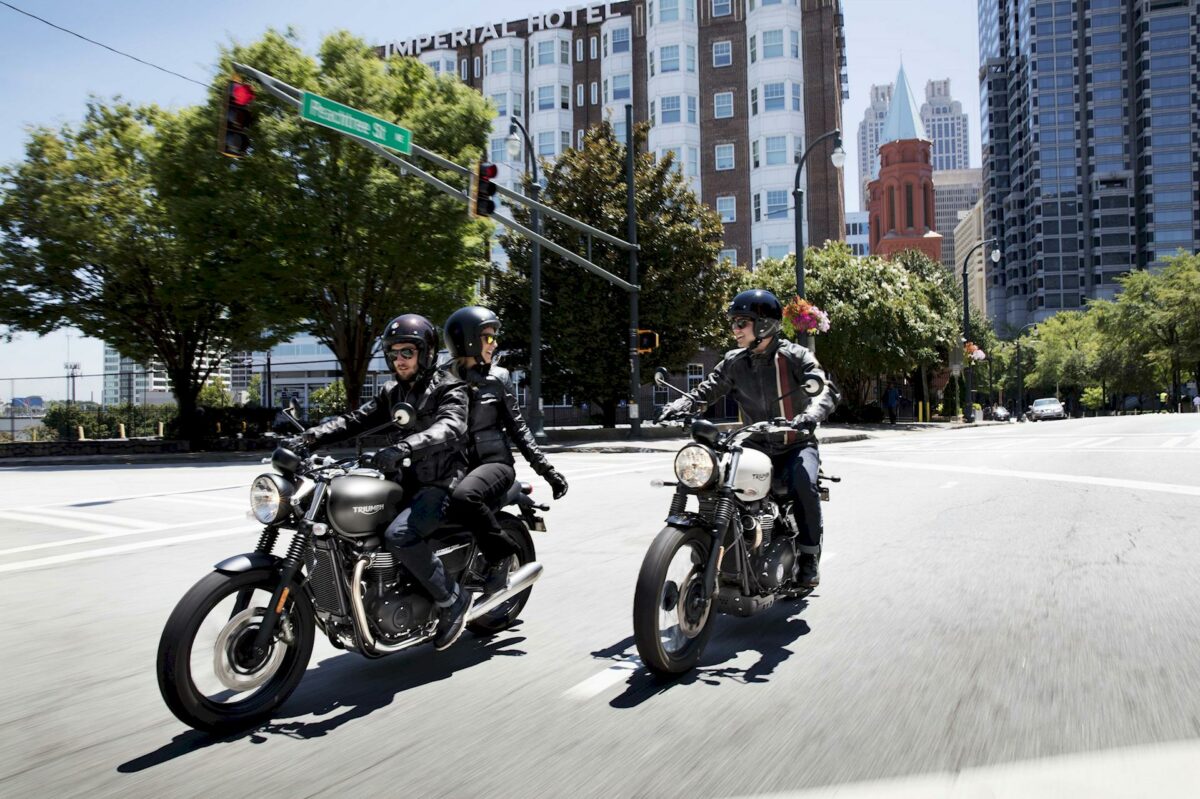 Triumph Demo Tour 2019 Street Twin Street Scrambler