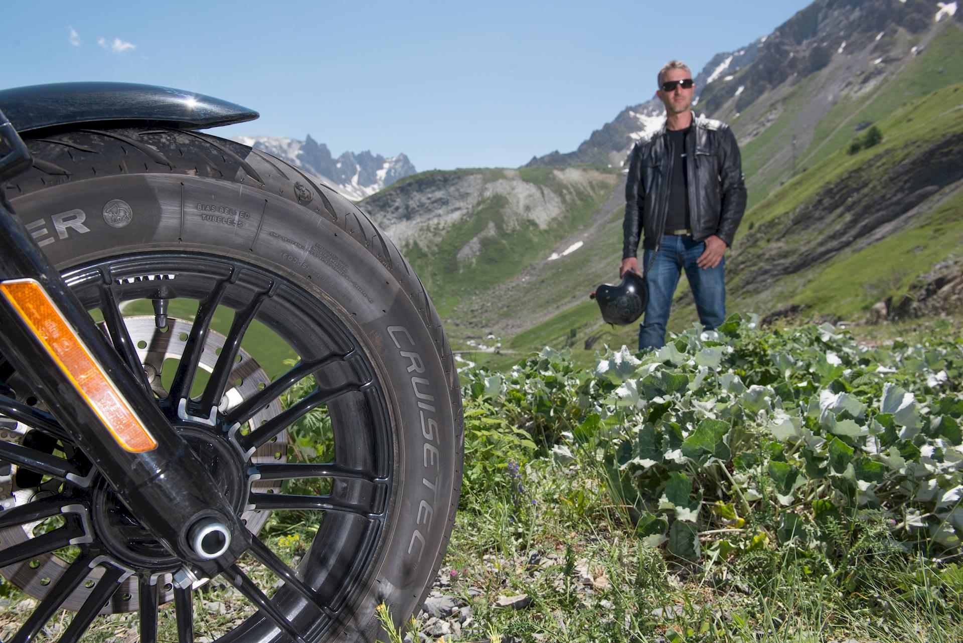 Metzeler Cruisetec test Punta Bagna Harley-Davidson
