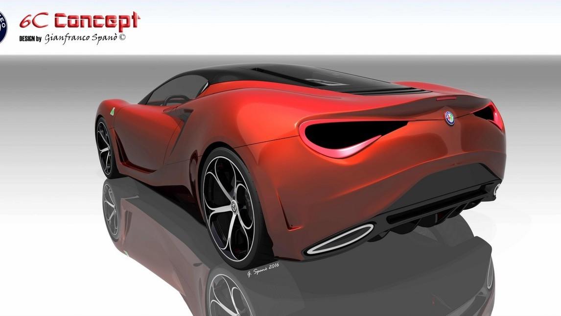 alfa 6c concept spano