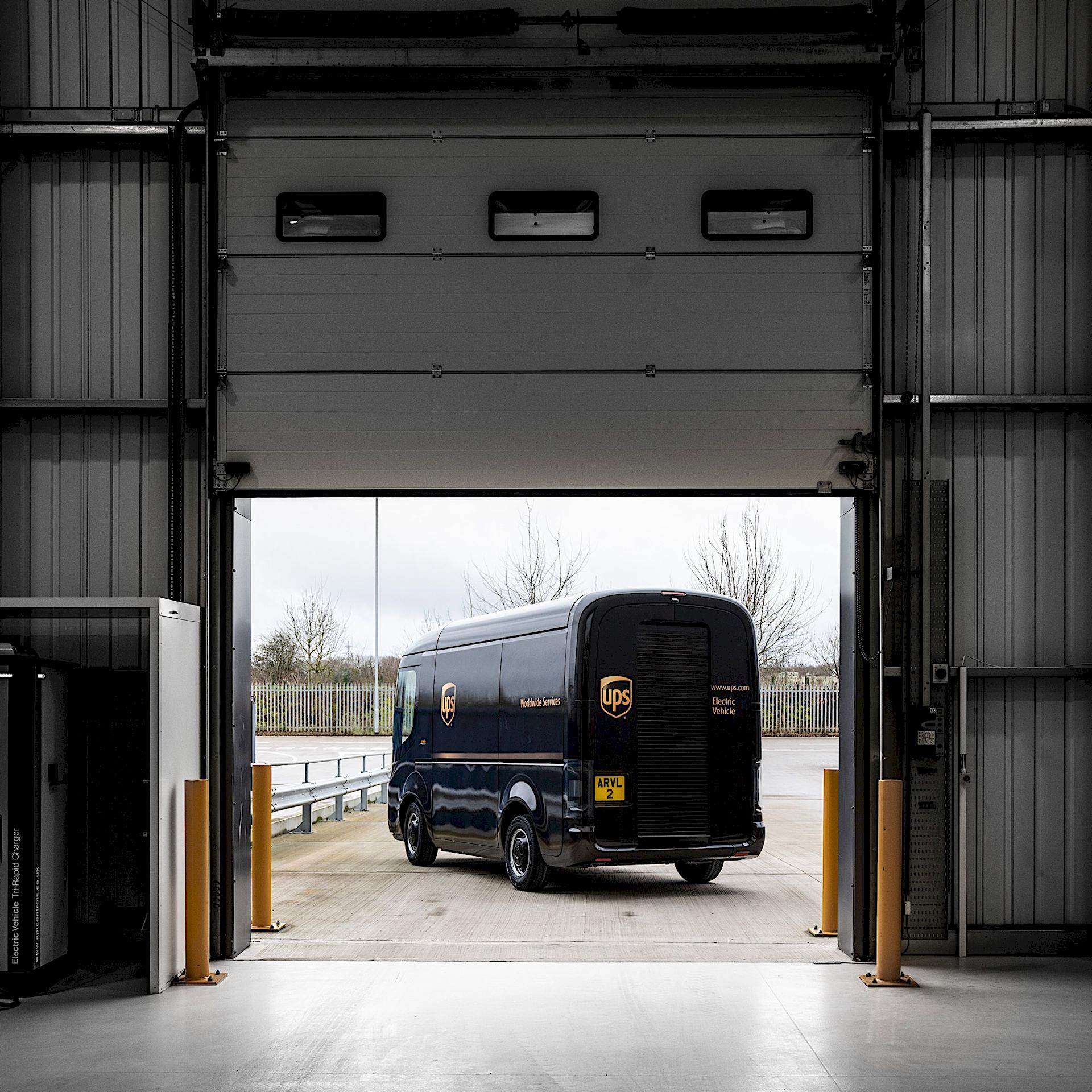 UPS Furgoni elettrici Arrival
