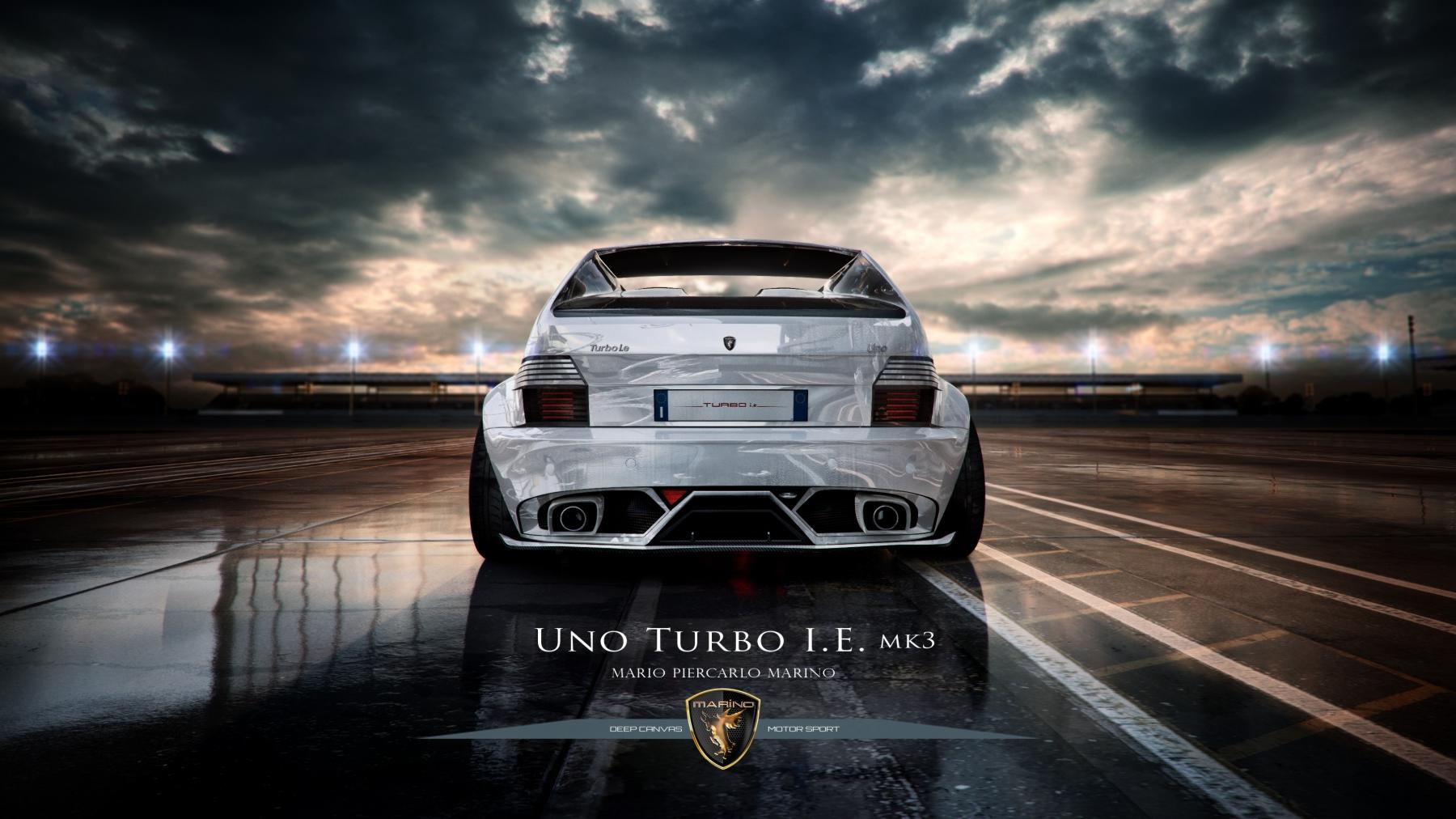 FIAT Uno Turbo Rendering