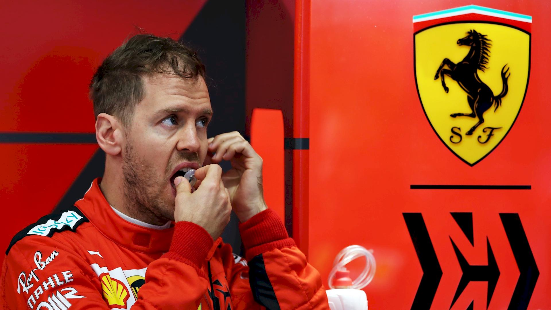 Sebastian Vettel Test F1 Barcellona 2020
