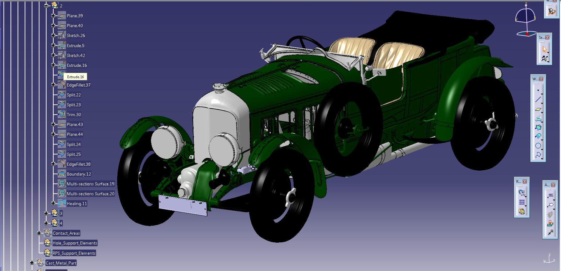 Bentley Birkin Blower digitale